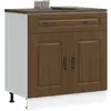 vidaXL Vidaxl Armoire De Cuisine Kalmar Chêne Marron Bois D'ingénierie