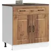 vidaXL Armoire de cuisine Kalmar vieux bois bois d'ingénierie