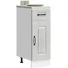 vidaXL Armoire de cuisine Kalmar gris béton bois d'ingénierie