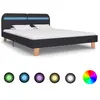 vidaXL Auvent rétractable automatique avec LED bordeaux 500x300 cm
