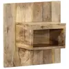 Vidaxl - Table de chevet 50x27x50 cm bois massif de manguier brut