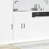 vidaXL Meuble bas pour évier Kalmar blanc 60x46x81,5cm bois ingénierie