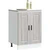 vidaXL Armoire de cuisine Porto sonoma gris bois d'ingénierie
