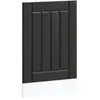vidaXL Vidaxl Panneau De Lave-Vaisselle Lucca Noir Bois D'ingénierie