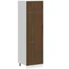 vidaXL Armoire de cuisine Lucca chêne marron bois d'ingénierie