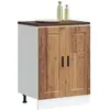vidaXL Armoire de cuisine Porto vieux bois bois d'ingénierie