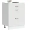 Armoire de cuisine blanc bois d'ingénierie Vidaxl