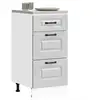 vidaXL Armoire de cuisine Kalmar gris béton bois d'ingénierie