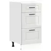 Vidaxl - Armoire de cuisine Porto blanc brillant bois ingénierie