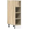 vidaXL Armoire basse chêne sonoma 20x44,5x81,5 cm bois d’ingénierie