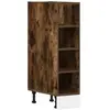 vidaXL Armoire de plancher chêne fumé 20x44,5x81,5cm bois d'ingénierie