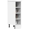 vidaXL Armoire de plancher blanc 20x44,5x81,5 cm bois d'ingénierie