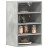 vidaXL Armoire suspendue gris béton 40x29,5x60 cm bois d'ingénierie