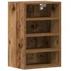 vidaXL Armoire suspendue vieux bois 40x29,5x60 cm bois d'ingénierie
