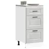 Vidaxl - Armoire de cuisine Porto gris béton bois d'ingénierie