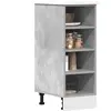 vidaXL Armoire de plancher gris béton 30x44,5x81,5cm bois d’ingénierie