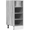 vidaXL Armoire de plancher sonoma gris 30x44,5x81,5 cm bois ingénierie