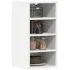 vidaXL Armoire suspendue blanc 30x29,5x60 cm bois d'ingénierie