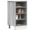 vidaXL Armoire de plancher sonoma gris 40x44,5x81,5 cm bois ingénierie