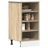 vidaXL Armoire basse chêne sonoma 40x44,5x81,5 cm bois d’ingénierie