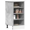 vidaXL Armoire de plancher gris béton 40x44,5x81,5cm bois d’ingénierie