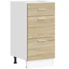 Vidaxl armoire de plancher chêne sonoma 40x46x81,5cm bois d'ingénierie