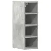 vidaXL Armoire suspendue gris béton 20x29,5x60 cm bois d'ingénierie