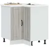 vidaXL Armoire d'angle de cuisine Lucca sonoma gris bois d'ingénierie