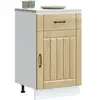 vidaXL Armoire de cuisine Lucca chêne sonoma bois ingénierie