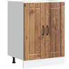 Vidaxl - Meuble de base de lavabo Lucca vieux bois bois d'ingénierie