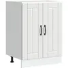 Meuble de base de lavabo Lucca blanc bois d'ingénierie - Vidaxl