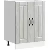 Vidaxl - Meuble de base de lavabo Lucca sonoma gris bois d'ingénierie