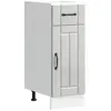 vidaXL Armoire de cuisine Lucca gris béton bois ingénierie