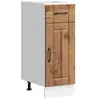 vidaXL Armoire de cuisine Lucca vieux bois bois ingénierie