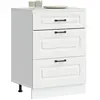 Vidaxl - Armoire de cuisine Kalmar blanc bois d'ingénierie