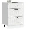 Vidaxl - Armoire de cuisine Lucca blanc bois d'ingénierie