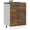 vidaXL Armoire de cuisine Porto chêne fumé bois d'ingénierie