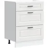 vidaXL Armoire de cuisine Porto blanc bois d'ingénierie