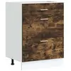 Armoire de cuisine 'Lyon' chêne fumé bois d'ingénierie Vidaxl