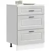 vidaXL Armoire de cuisine Porto gris béton bois d'ingénierie