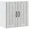 Vidaxl - Armoire murale de cuisine Lucca gris béton bois ingénierie