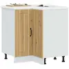 vidaXL Armoire d'angle de cuisine Lucca chêne artisanal