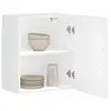 Vidaxl armoires murales de cuisine 2 pcs porto blanc bois d'ingénierie