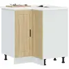 Vidaxl armoire d'angle de cuisine porto chêne sonoma bois d'ingénierie