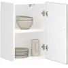 Vidaxl - Armoire Murale De Cuisine Porto Gris Béton Bois D'Ingénierie