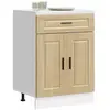 vidaXL Armoire de cuisine Porto chêne sonoma bois d'ingénierie
