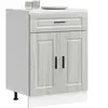 vidaXL Armoire de cuisine Porto sonoma gris bois d'ingénierie