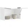 vidaXL Armoire murale de cuisine Porto blanc bois d'ingénierie