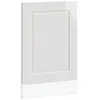 Vidaxl - Panneau de lave-vaisselle Porto blanc brillant 45x1,5x67 cm