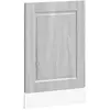 vidaXL Panneau de lave-vaisselle Porto sonoma gris 45x1,5x67 cm